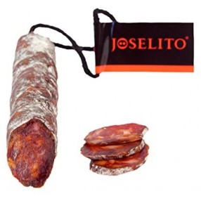 Chorizo iberico bellota tipo vela JOSELITO 1 pieza peso aproximado 250 grs